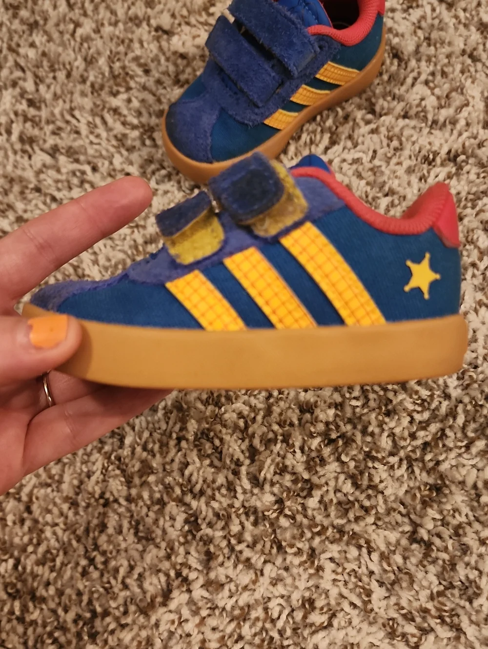 Vans x Toy Story, Size 4 Toddler Sheriff Woody Vans, Preowned But VGUC